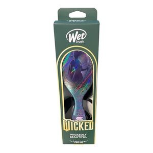 Wicked Wet Brush Wickedly Beautiful Elphaba Original Detangler and Black Bow